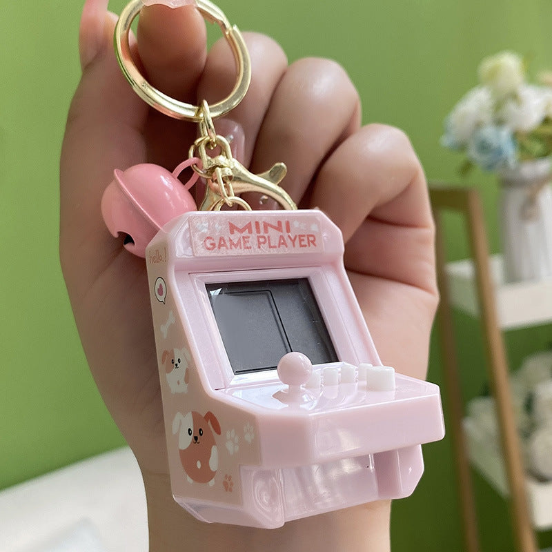 Wholesale Pocket Mini Tetris Game Machine Plastic Keychains
